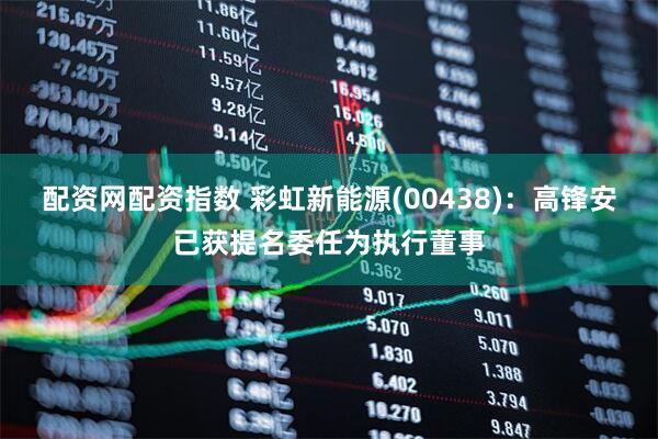 配资网配资指数 彩虹新能源(00438)：高锋安已获提名委任为执行董事